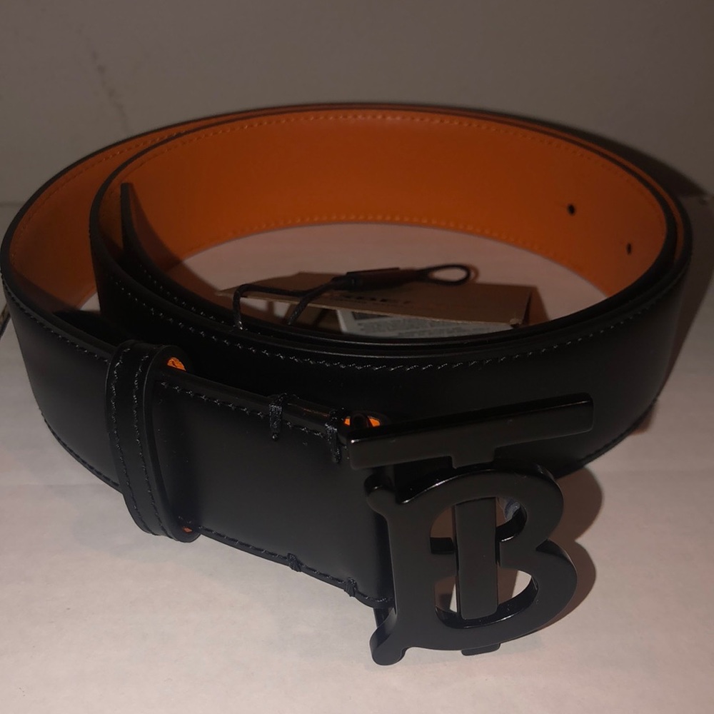 Burberry TB Ladies Leather Belt NWT